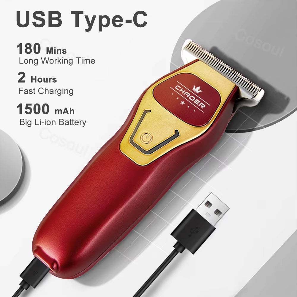 Hair Trimmer Portable Hair Clipper Mini Hair Cutting Machine Beard Trimmer Men Grooming Set