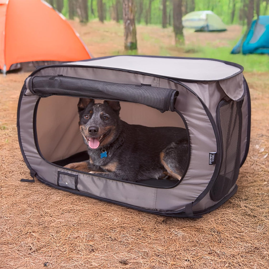 Sportpet Designs Portabl Pet Cage Kennel, Waterproof Pet Bed, Carrier Collection