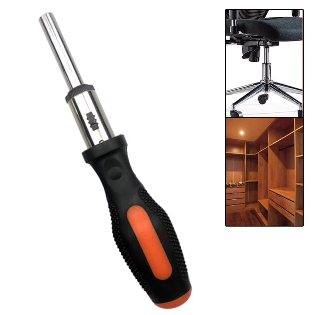 Straight Ratchet Screwdriver Handle Screwdriver Extension Socket Ratchet Screwdriver Handle Repair Tool