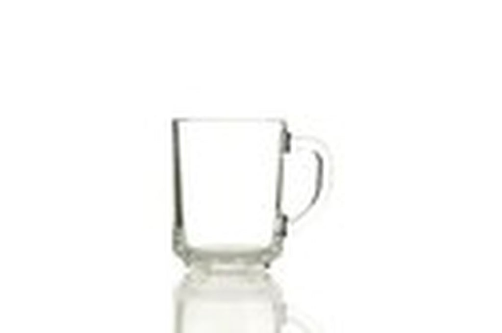 6 X CLEAR MUGS GLASSES TEA COFFEE MUG CAPPUCCINO GLASS CUPS HOT DRINK MUGS