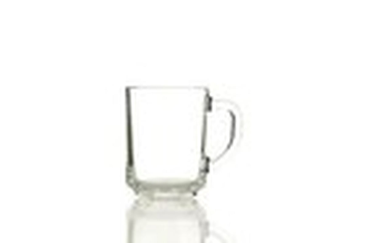6 X CLEAR MUGS GLASSES TEA COFFEE MUG CAPPUCCINO GLASS CUPS HOT DRINK MUGS