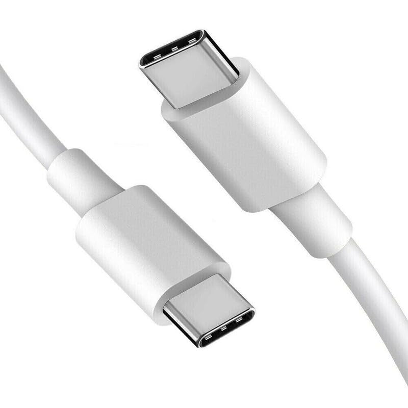 Double End USB C to USB C Cable Battery Charger Cable for Blu7Ive Cordless Automatic Hair Curler Portable Wireless USB Rechargeable Auto Rotating Ceramicwand Curling Iron/Xiaomi Mi Redmi 9 10 Pro 10S