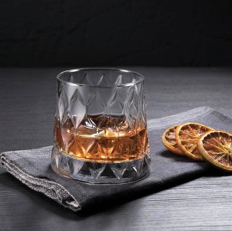 Pasabahce Whiskey Drinking Glasses Cocktail Tumblers Glassware 300Ml 6 Pcs Set