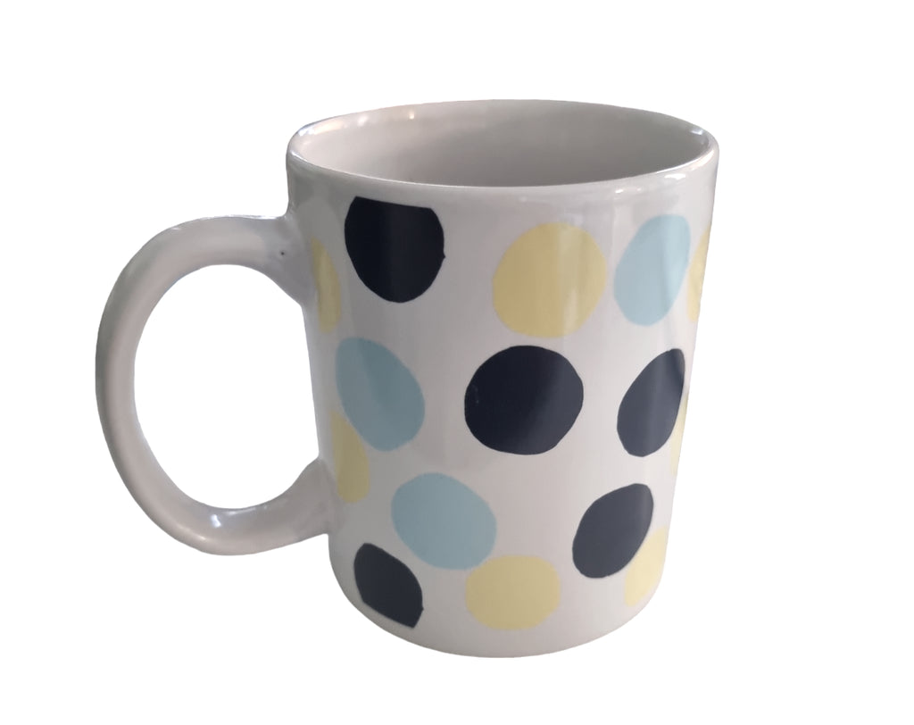 Polka Dot Mugs Polkadot Ceramic Mug Mug MAD about MUGS Pastel Circles Dot
