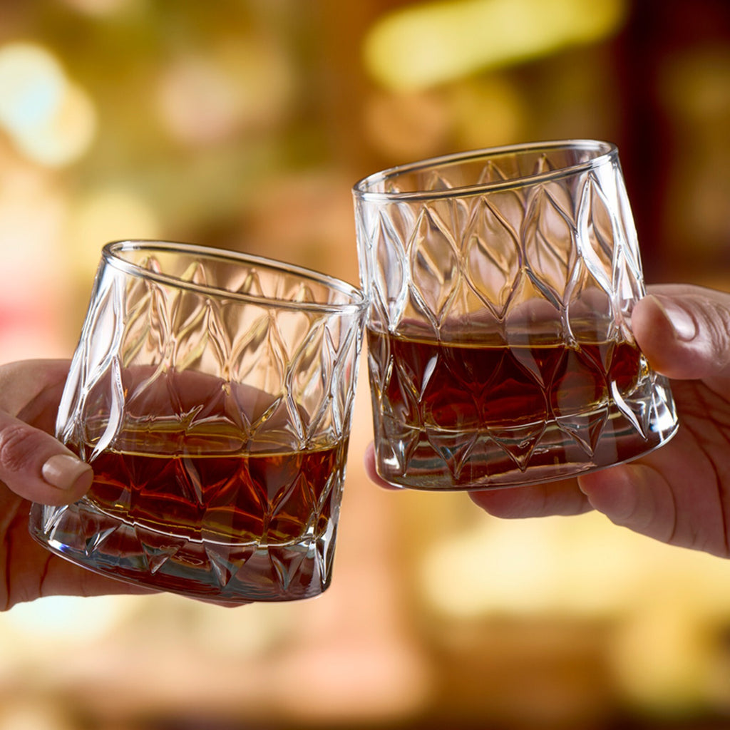 Pasabahce Whiskey Drinking Glasses Cocktail Tumblers Glassware 300Ml 6 Pcs Set