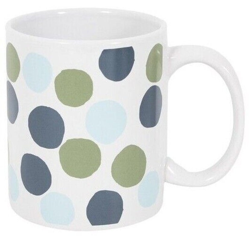 Polka Dot Mugs Polkadot Ceramic Mug Mug MAD about MUGS Pastel Circles Dot