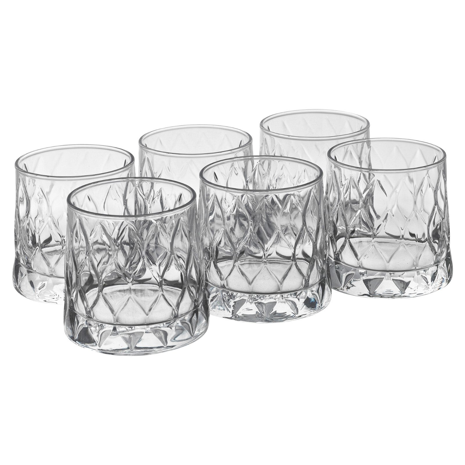 Pasabahce Whiskey Drinking Glasses Cocktail Tumblers Glassware 300Ml 6 Pcs Set