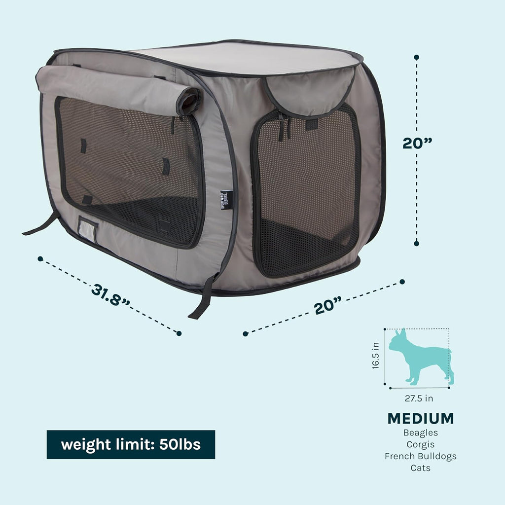 Sportpet Designs Portabl Pet Cage Kennel, Waterproof Pet Bed, Carrier Collection