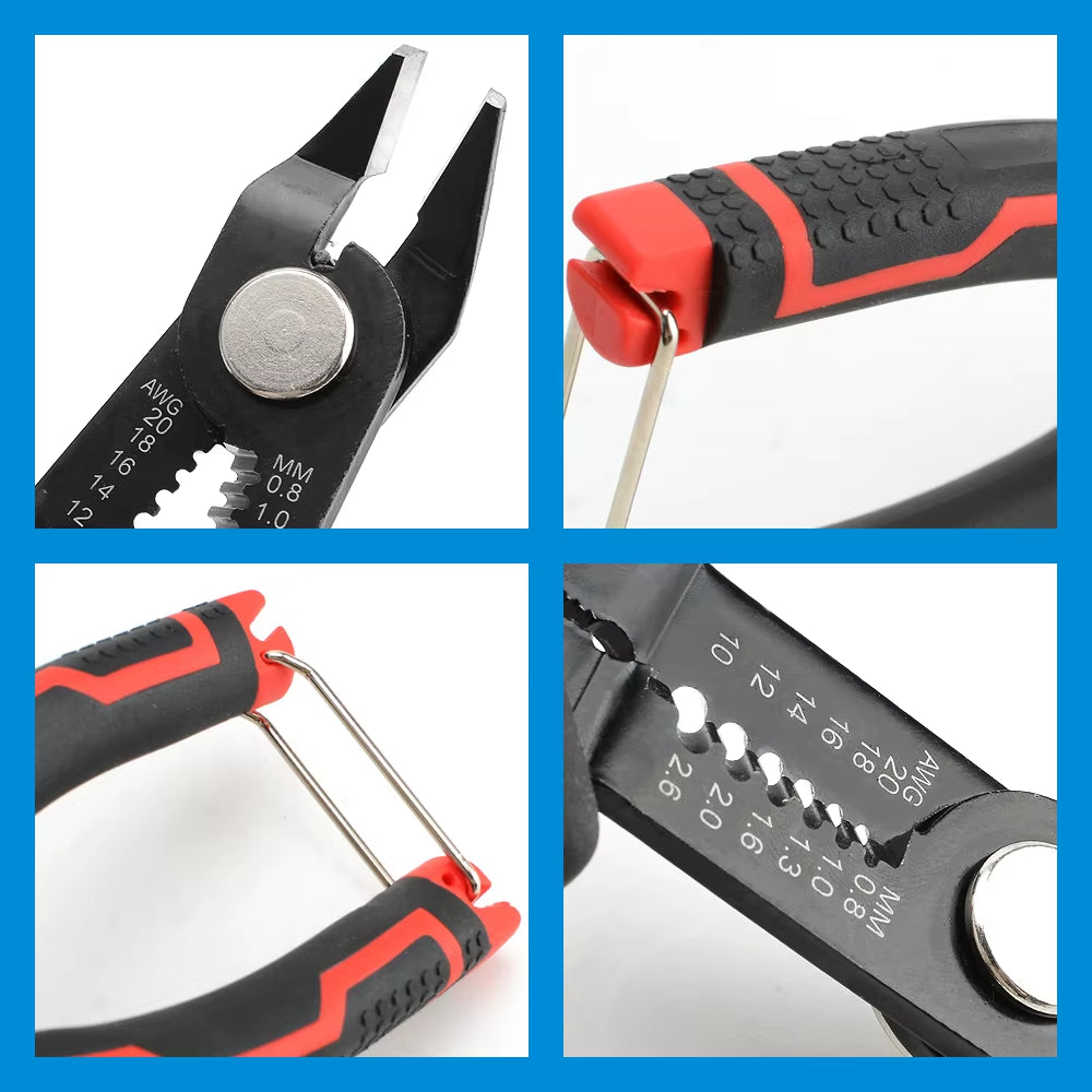 Automatic Stripping Cutter Wire Stripper Pliers Cable Wire Crimping Electrician Repair Tools Wire Stripper Tool Hand Tools