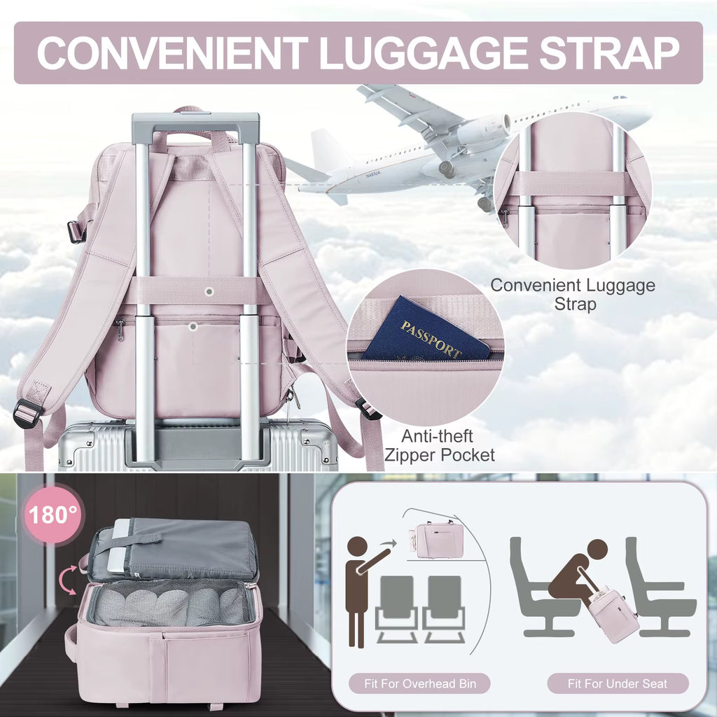 Women'S Backpack Travel Suitcase Cabin Bag Aircraft Ryanair 40X20X25 Airplane Travel Bag Men Laotop Backpack Wizzair Carry On