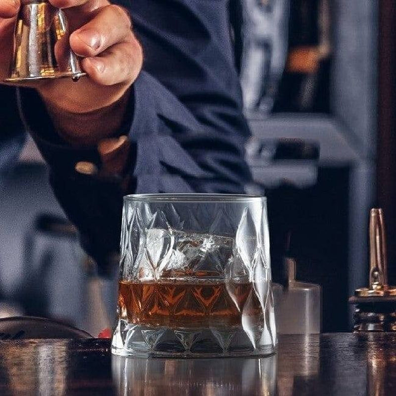 Pasabahce Whiskey Drinking Glasses Cocktail Tumblers Glassware 300Ml 6 Pcs Set
