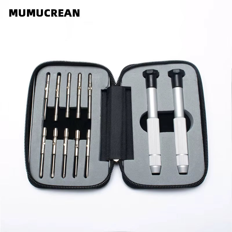 Multifunctional Glasses Accessories Repair Set Small Screwdriver Screwdriver 10 in 2 Glasses Screwdriver Set Tool