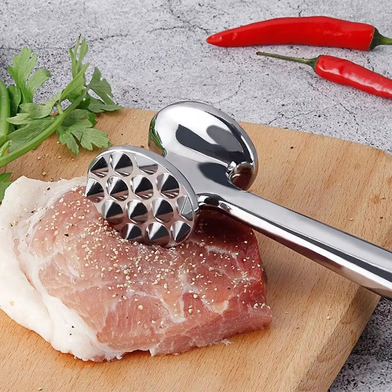 1Pc Double Sided Steak Meat Hammer Beef Hammer Household Meat Hammer Tendon Breaker Patting Pork Chops Meat Hammer Kitchen Tools