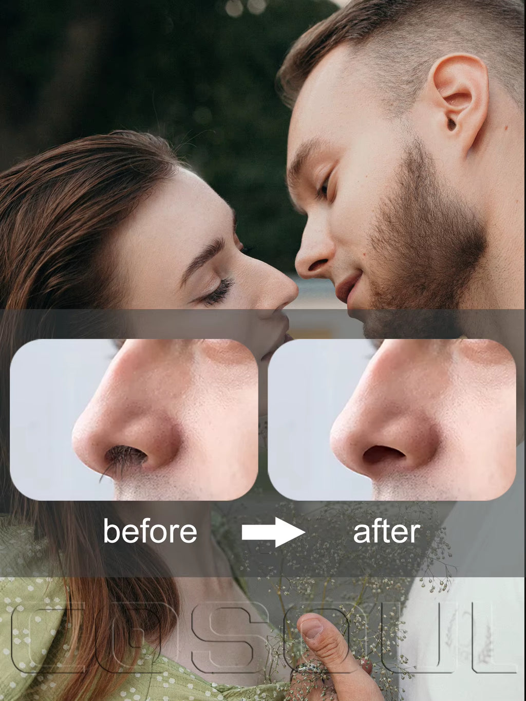 Nose Hair Trimmer for Men Electric Nose Trimmer Rechargeable Nose Shaver Metal Nose Hair Removal