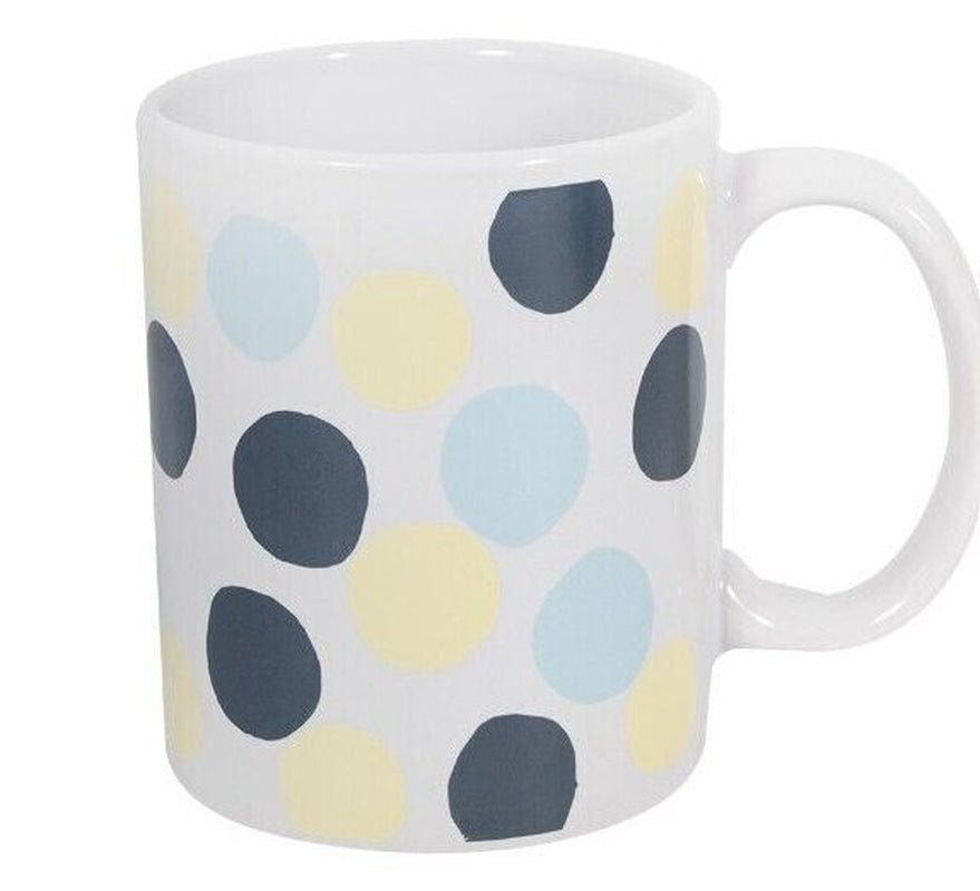 Polka Dot Mugs Polkadot Ceramic Mug Mug MAD about MUGS Pastel Circles Dot