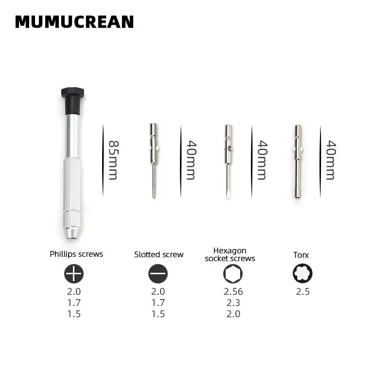 Multifunctional Glasses Accessories Repair Set Small Screwdriver Screwdriver 10 in 2 Glasses Screwdriver Set Tool