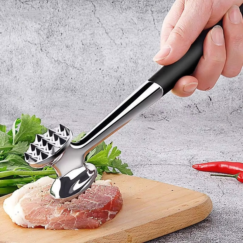 1Pc Double Sided Steak Meat Hammer Beef Hammer Household Meat Hammer Tendon Breaker Patting Pork Chops Meat Hammer Kitchen Tools