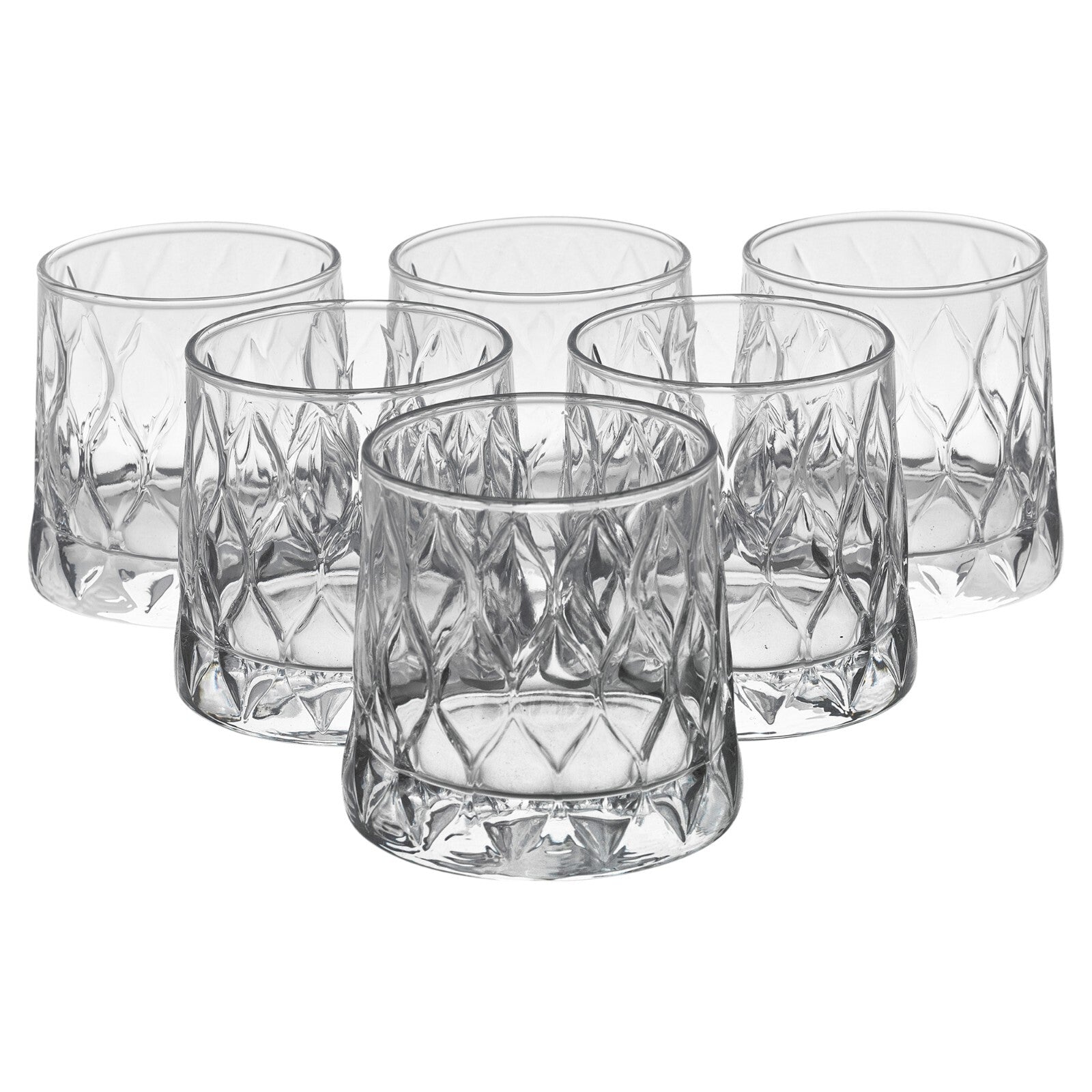 Pasabahce Whiskey Drinking Glasses Cocktail Tumblers Glassware 300Ml 6 Pcs Set