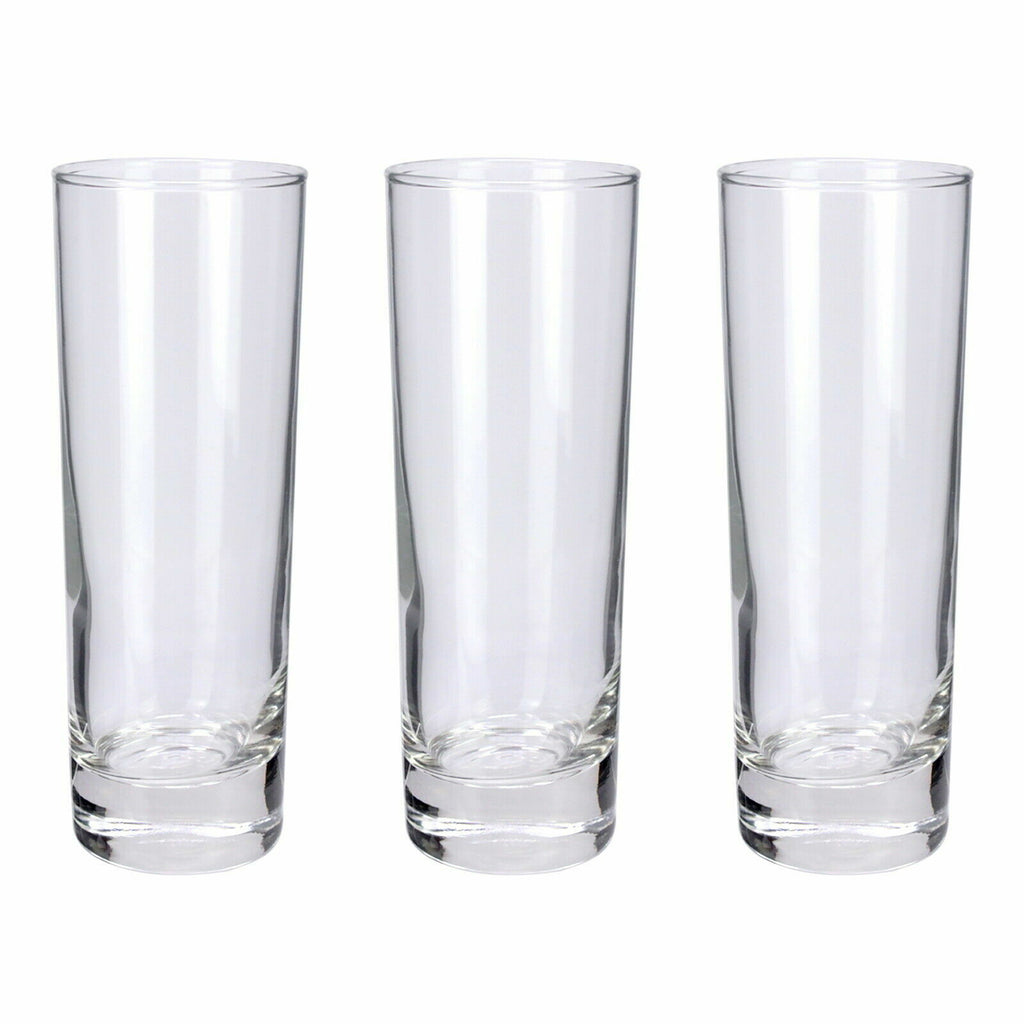 10Oz Highball Drinking Glasses Tumblers Tall Drinks Water Juice Glass 330Ml X 6