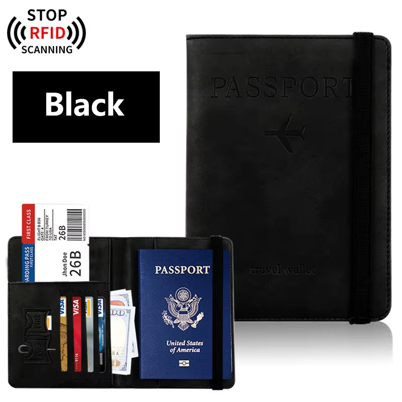 Passport Holder for Travel Essentials Passport Wallet Cover Case for Travel Accessories,Passport Book Holders for Women/Men