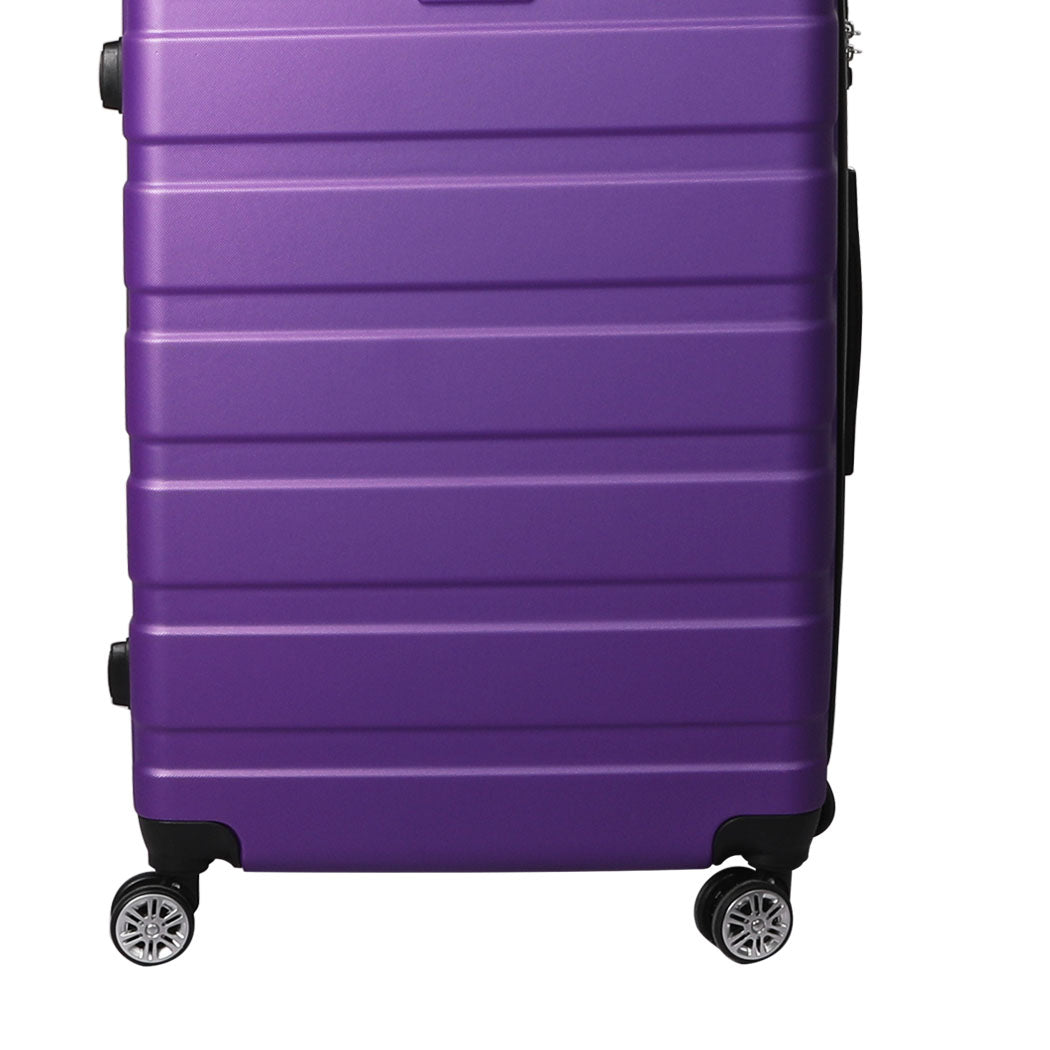 NNEIDS Slimbridge 3PC Luggage sets Suitcase Purple