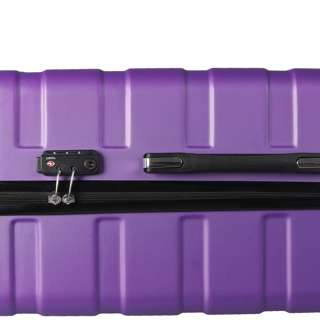 NNEIDS Slimbridge 3PC Luggage sets Suitcase Purple